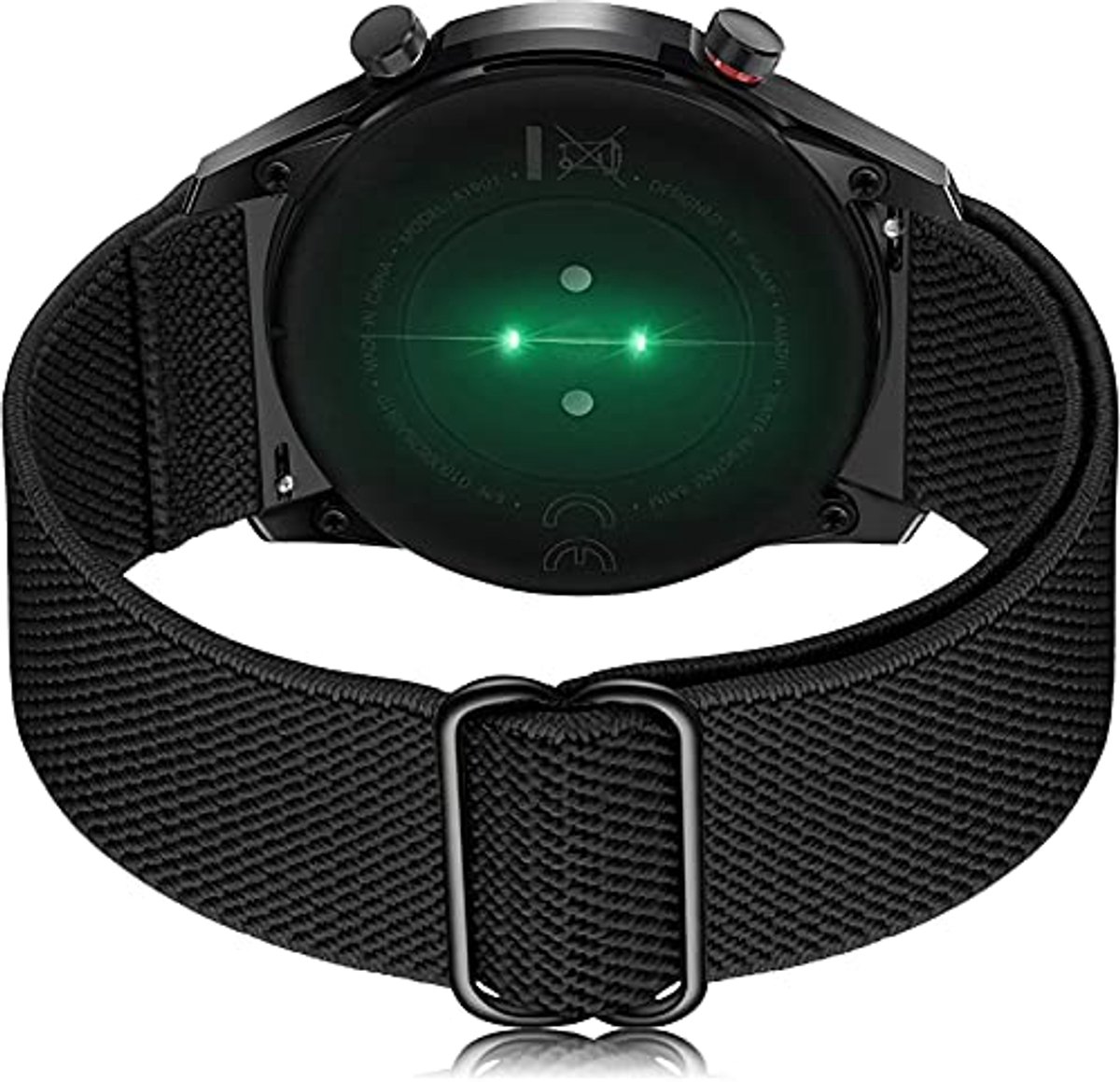 Nylon Vervangende Sporthorlogeband 22mm voor Smartwatches