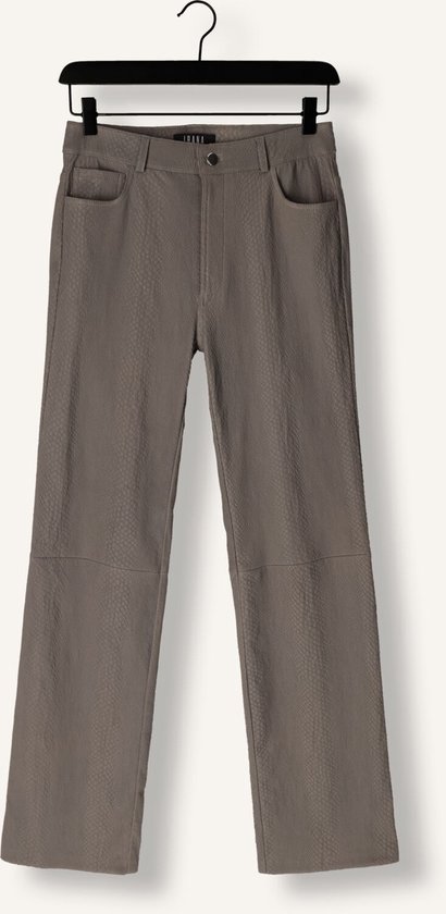 Grijze broek met slangenprint textuur, van IBANA, maat 36.