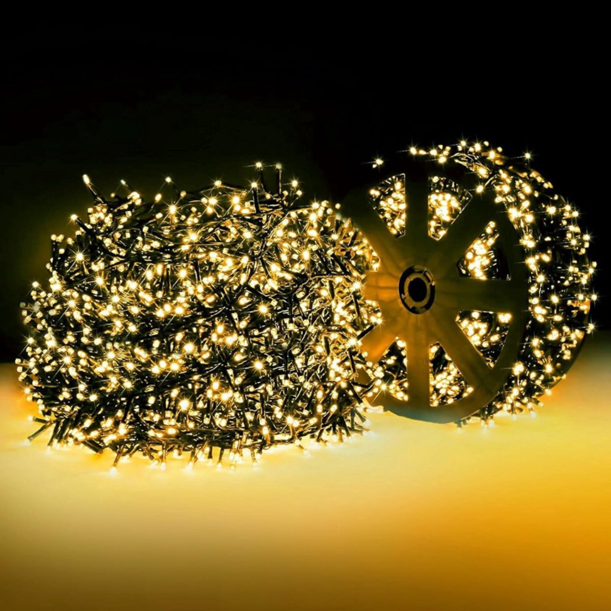 Thuys Kerstverlichting 25M – 1000LED – Warm Wit – 8 Lichtstanden – IP44 Waterdicht