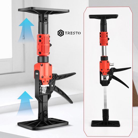 2 stuks telescopische steunstang, 18-45 cm, verstelbaar steunsysteem 2 stuks telescopische steunstang, 18-45 cm, verstelbaar steunsysteem
