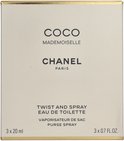 Verpakking van Chanel Coco Mademoiselle Eau de Toilette Twist and Spray.