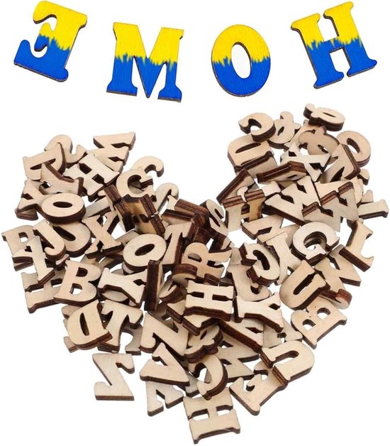 Houten kleine letters – Alfabet - Grace is Green