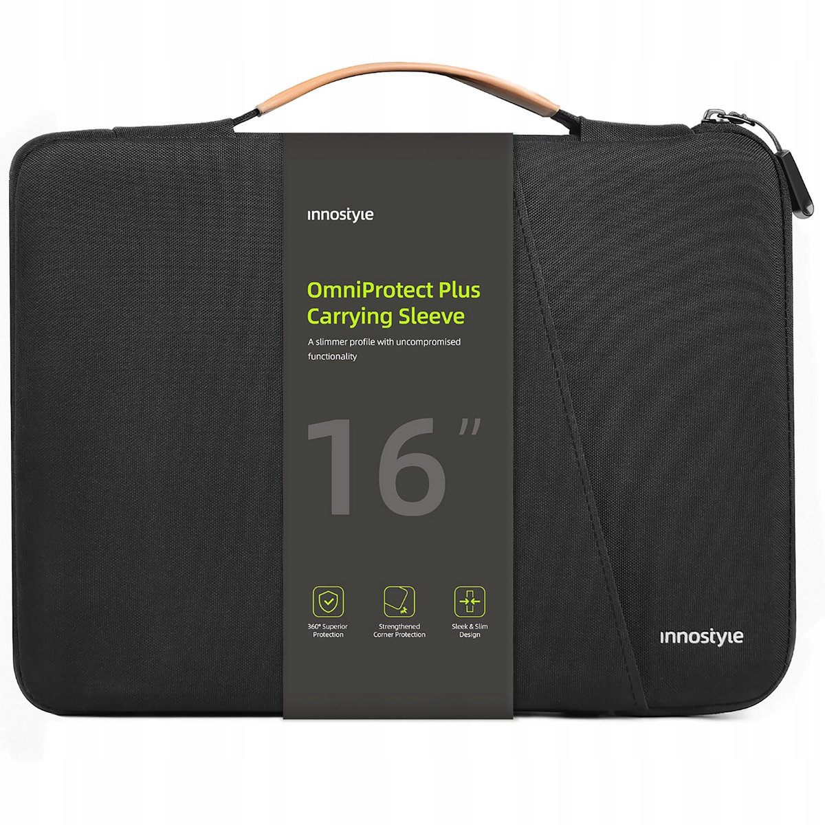 Innostyle Laptoptas 15 6 16 Waterdichte Hoes Omniprotect Plus Zwart