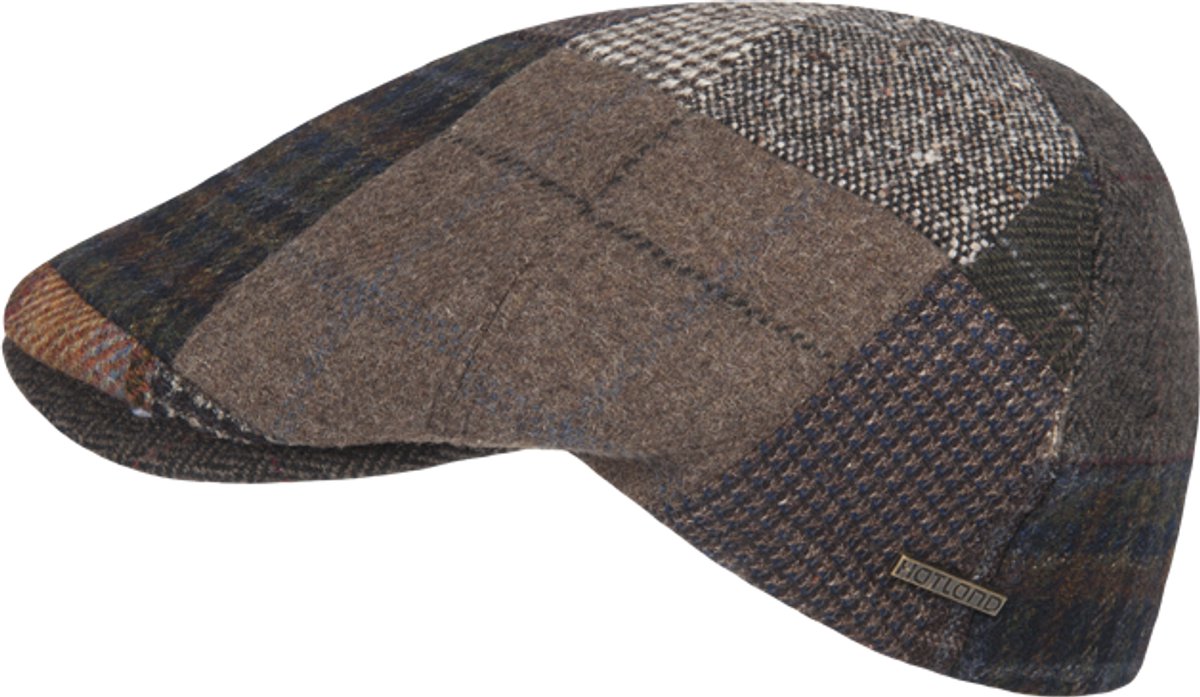 Hatland - Nice - Patchwork pet - Bruin - Maat S - Unisex