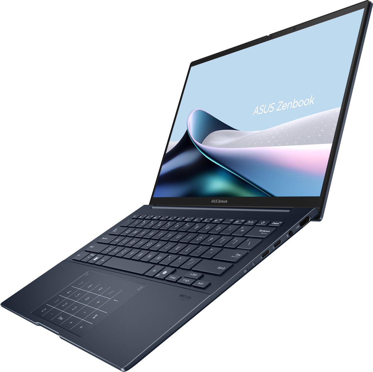 ASUS Zenbook 14 OLED UX3405CA-QL253W Intel Core Ultra 7 255H Laptop 35,6 cm (14") Touchscreen WUXGA 16 GB LPDDR5x-SDRAM 1 TB SSD Wi-Fi 7 (802.11be) Windows 11 Home Nederlands Blauw thumbnail 3