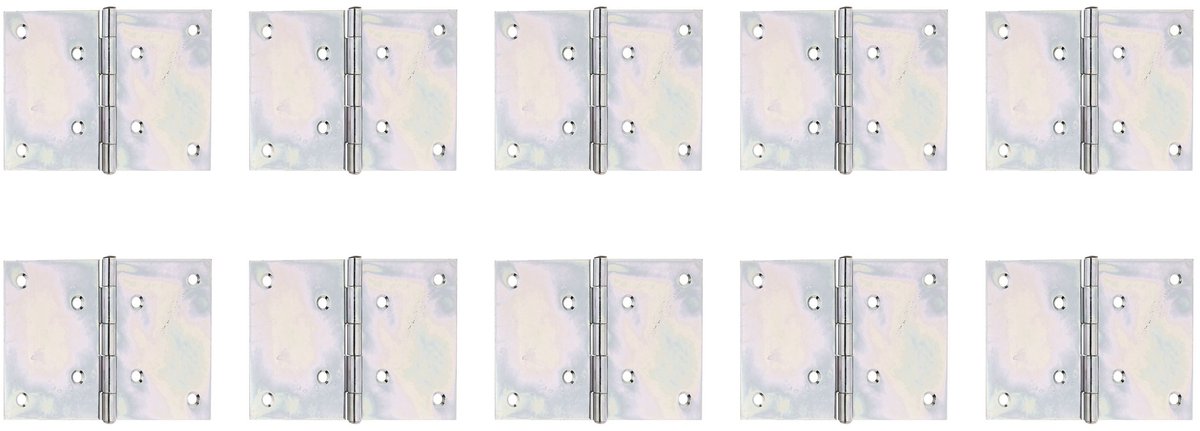 Alberts 850579 scharnier | breed | sendzimir verzinkt | 100 x 150 mm | set van 10