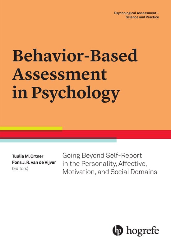 Psychological Assessment – Science and Practice - Behavior ... - cover
