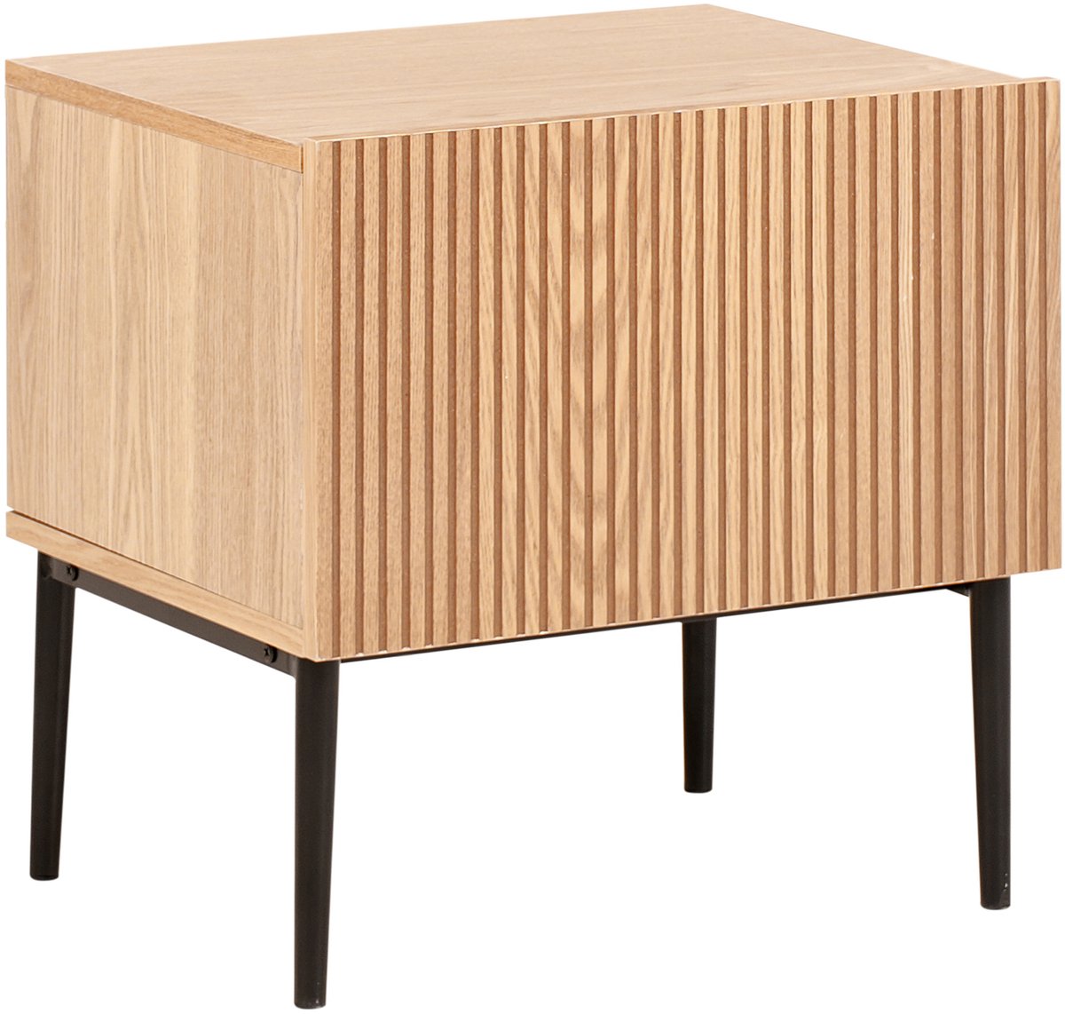 Beliani BLYTHE - Nachtkastje - Lichthout - MDF Bruin