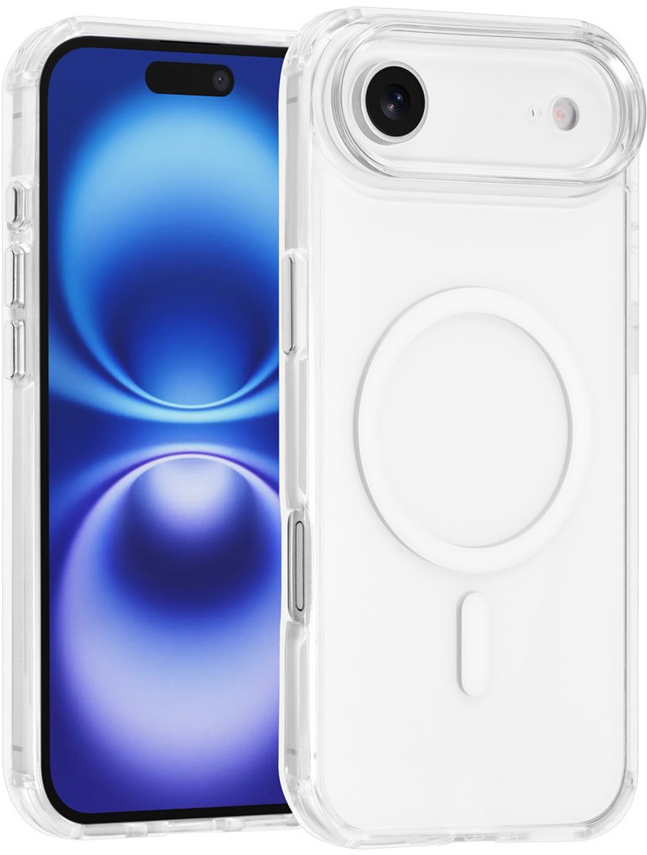TUNIQ Back cover voor iPhone 17 Air - MagSafe - Antishock - Transparant