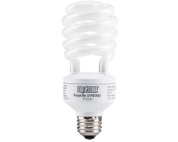 UVB Lamp Tropische Terrarium Verlichting - Compacte 25W E27 Lamp voor Reptielen