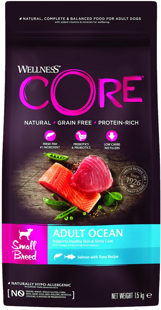 Wellness Core Hondenvoer Small Ocean Zalm 1,5 kg