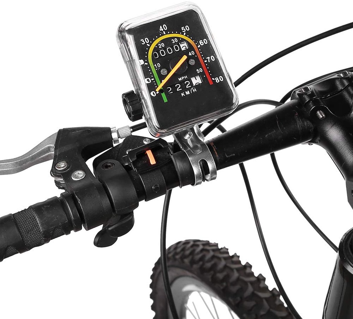 Fiets kilometerteller waterdichte mechanische fietscomputer snelheidsmeter