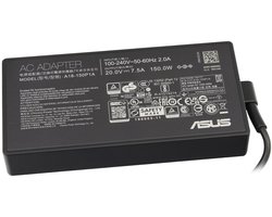 Asus 0A001-00081800 oplader 150W - vierkant - ROG-logo