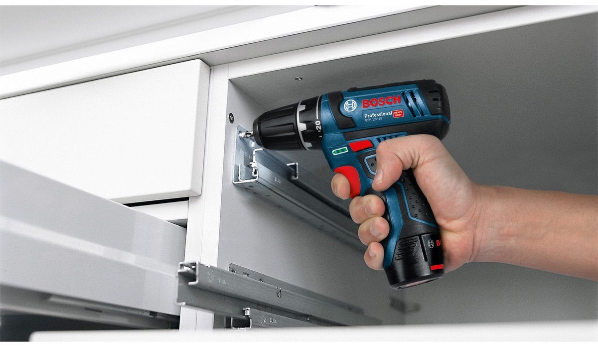 Bosch Professional GSR 12V-15 Accu Schroefboormachine 12V Basic Body - 0601868101 – foto 2