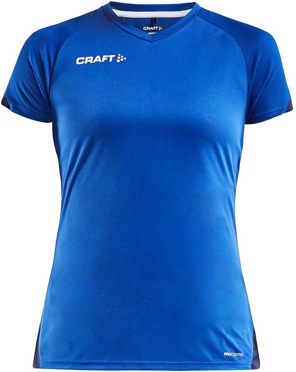 Craft Pro Control Impact T-Shirt Dames - Royal / Marine | Maat: L
