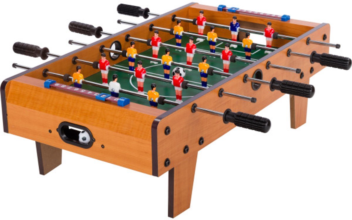NORTH Oban Mini Voetbaltafel Light Wood 70 x 37 x 25 cm