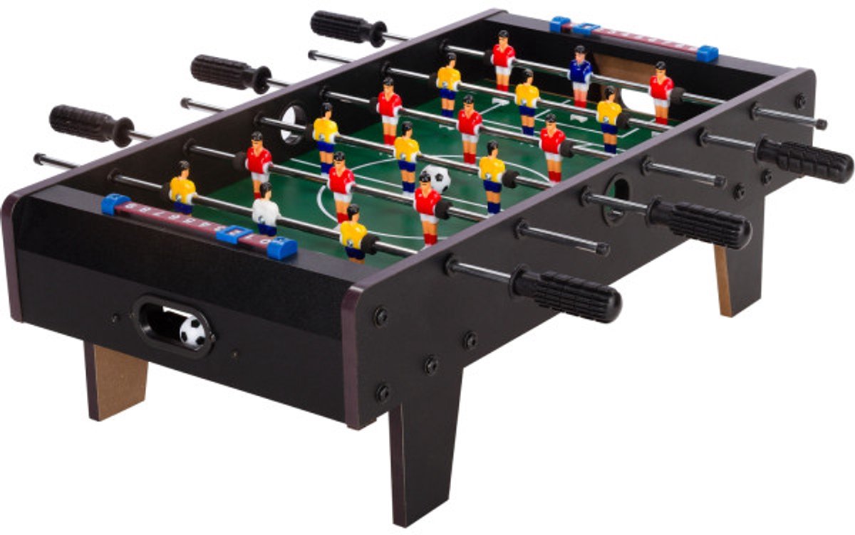 NORTH Oban Mini Voetbaltafel Zwart 70 x 37 x 25 cm