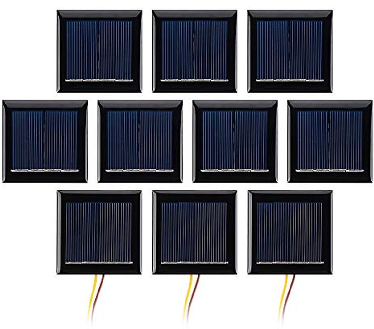 10 Stuks 2V 130mA Micro Zonnepanelen voor DIY Projecten