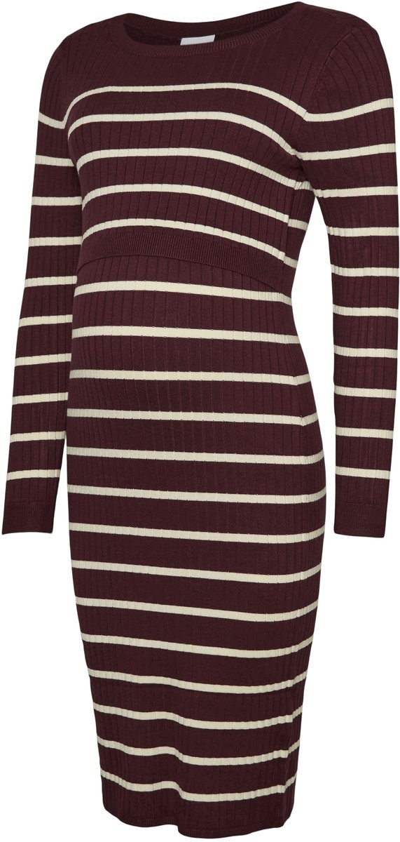 MAMALICIOUS - MLNEWSIV JUNE LS UK KNIT DRESS 2F A NOOS - Dames - Mini jurken