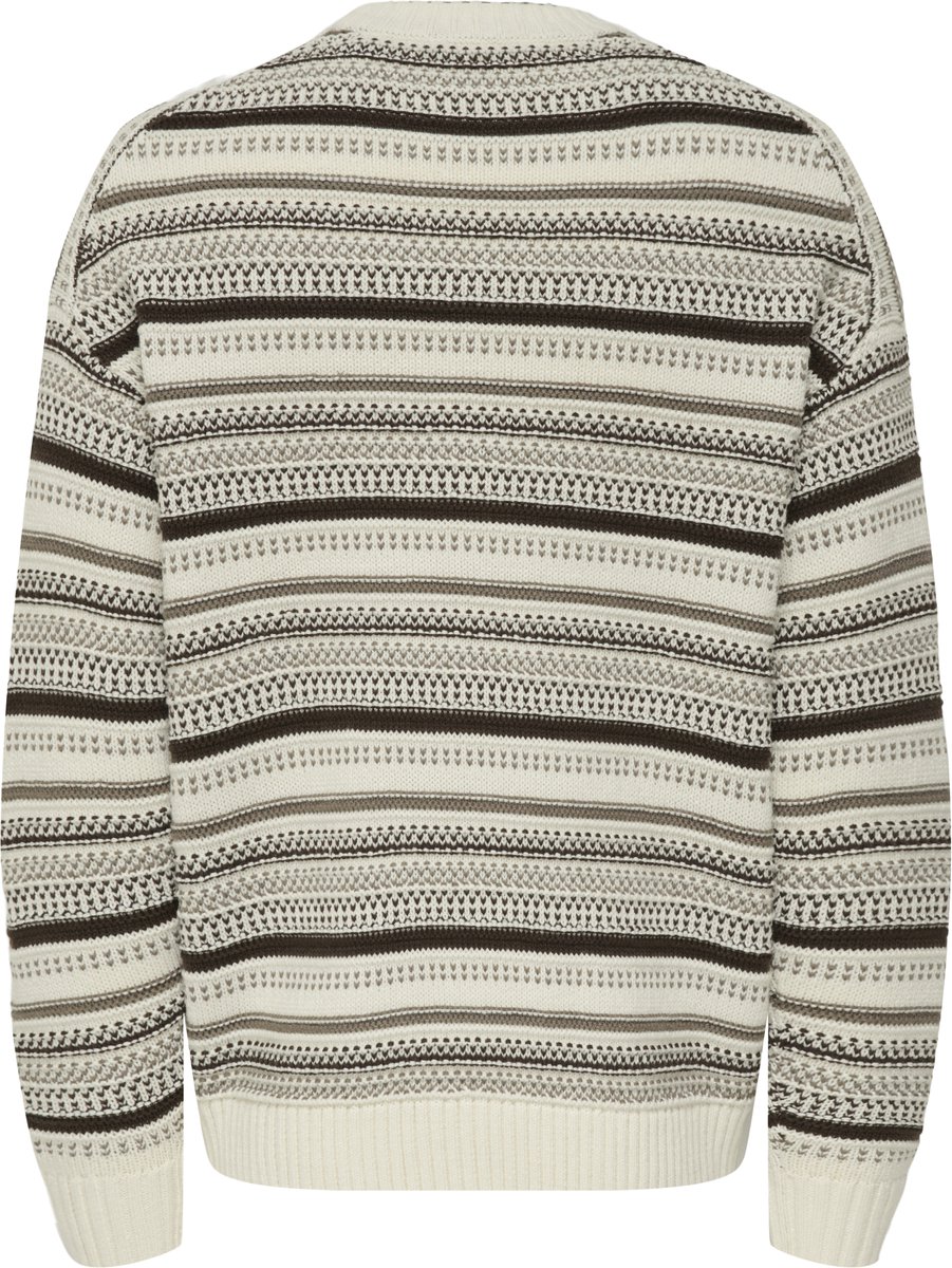 ONLY&SONS ONSROY RLX LS CREW KNIT Heren Gebreide truien Gardenia