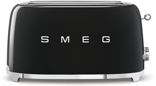 SMEG TSF02BLEU - Broodrooster - Zwart - 2x4 - 1500W - 6 niveaus