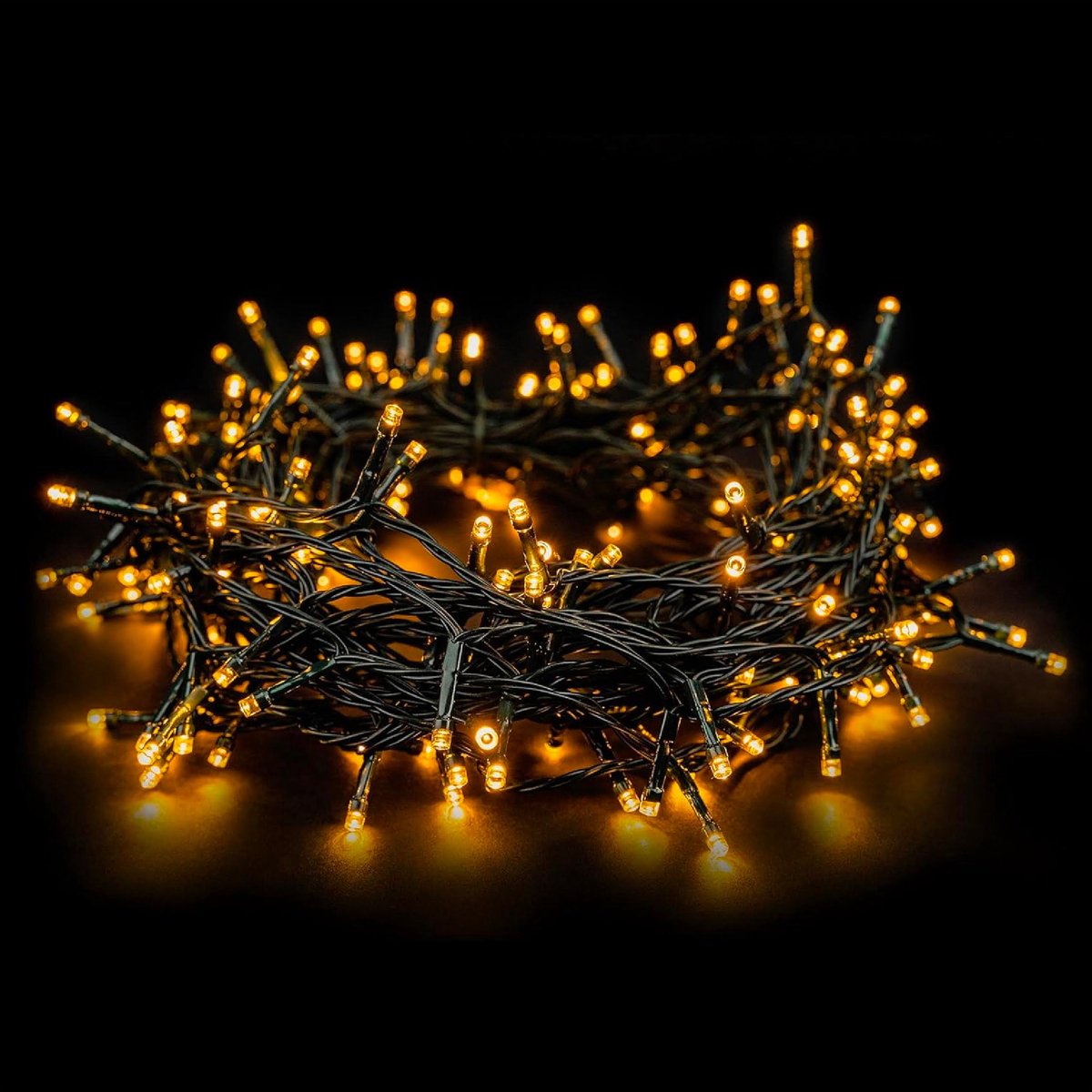Lichtgordijn - Ijspegelverlichting - LED gordijn - Kerstverlichting - 1000 LED - Met Afstandsbediening - Voor binnen en buiten - 20 meter (2 x 10 m) - Koppelbaar - Warm wit – foto 5