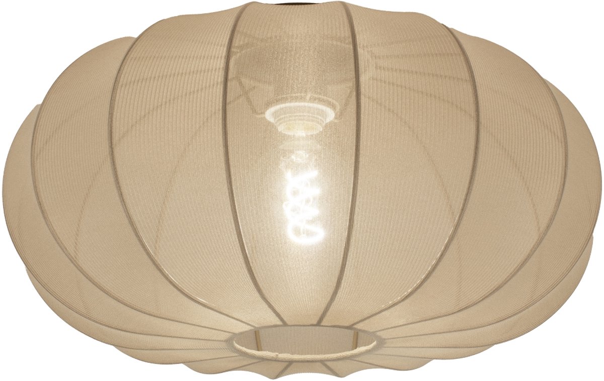 Lumidora Plafondlamp 74922 - Plafonniere - TACK - E27 - Taupe - Textiel - ⌀ 50 cm