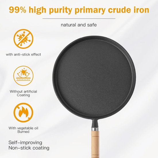 Staub gietijzeren Koekenpan 26cm - Van Berkum Koken & Tafelen