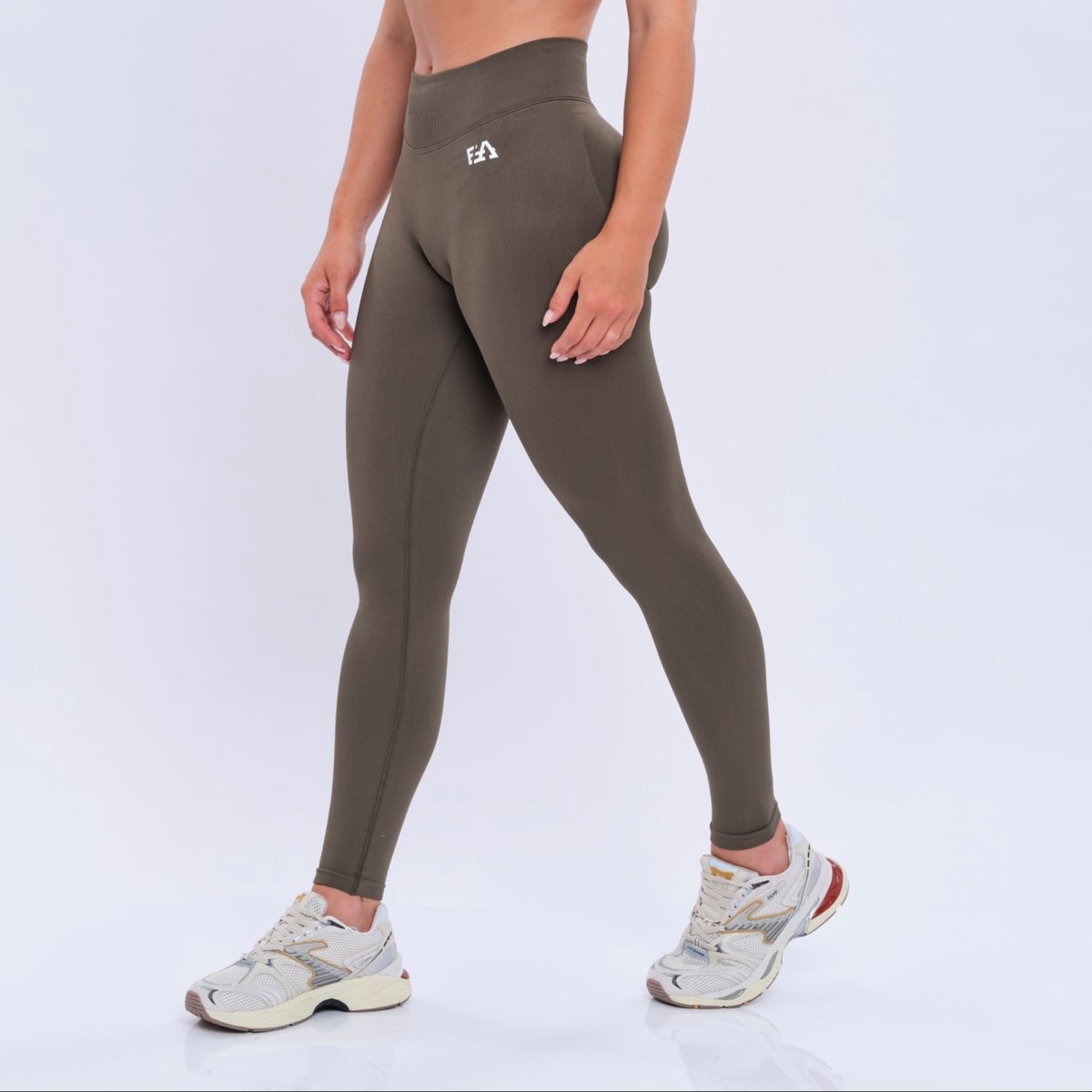 Euphoria Sportlegging Dames - Sportkleding Dames - Sportbroek Dames - Yoga Broek Dames - Groen - Maat S