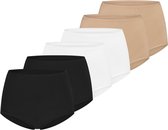 Schiesser Dames maxi slip 6 pack 95/5 cotton