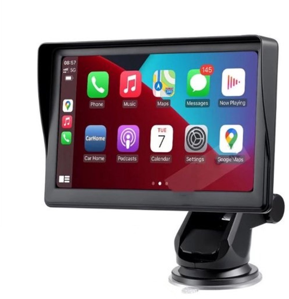 Navigatiesysteem 7 inch - 2023 - Apple Carplay (draadloos) - Android Auto - Universeel - Bluetooth - Touchscreen - Autonavigatie / CarPlay - auto - ontkoppel baar - autonavigatiesystemen