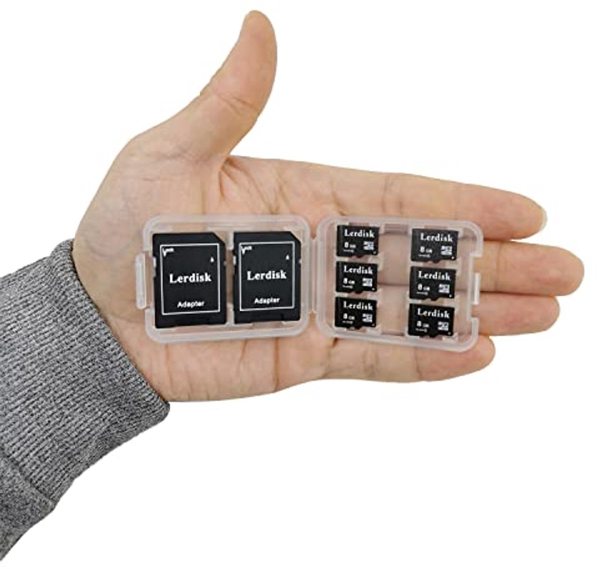 6-Pack Micro SD-kaart 8 GB U1 Klasse 10 UHS-I met SD-adapter voor Groothandel