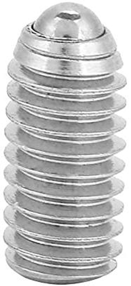 Dailygoods- Bolpuntschroeven Set 20 Stuks - M3 Zeskant - Roestvrij Staal - Veerkogel - Corrosiebestendig - Voor Medische Apparatuur - Kogelplunjer