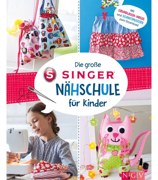 Die große SINGER Nähschule für Kinder - cover