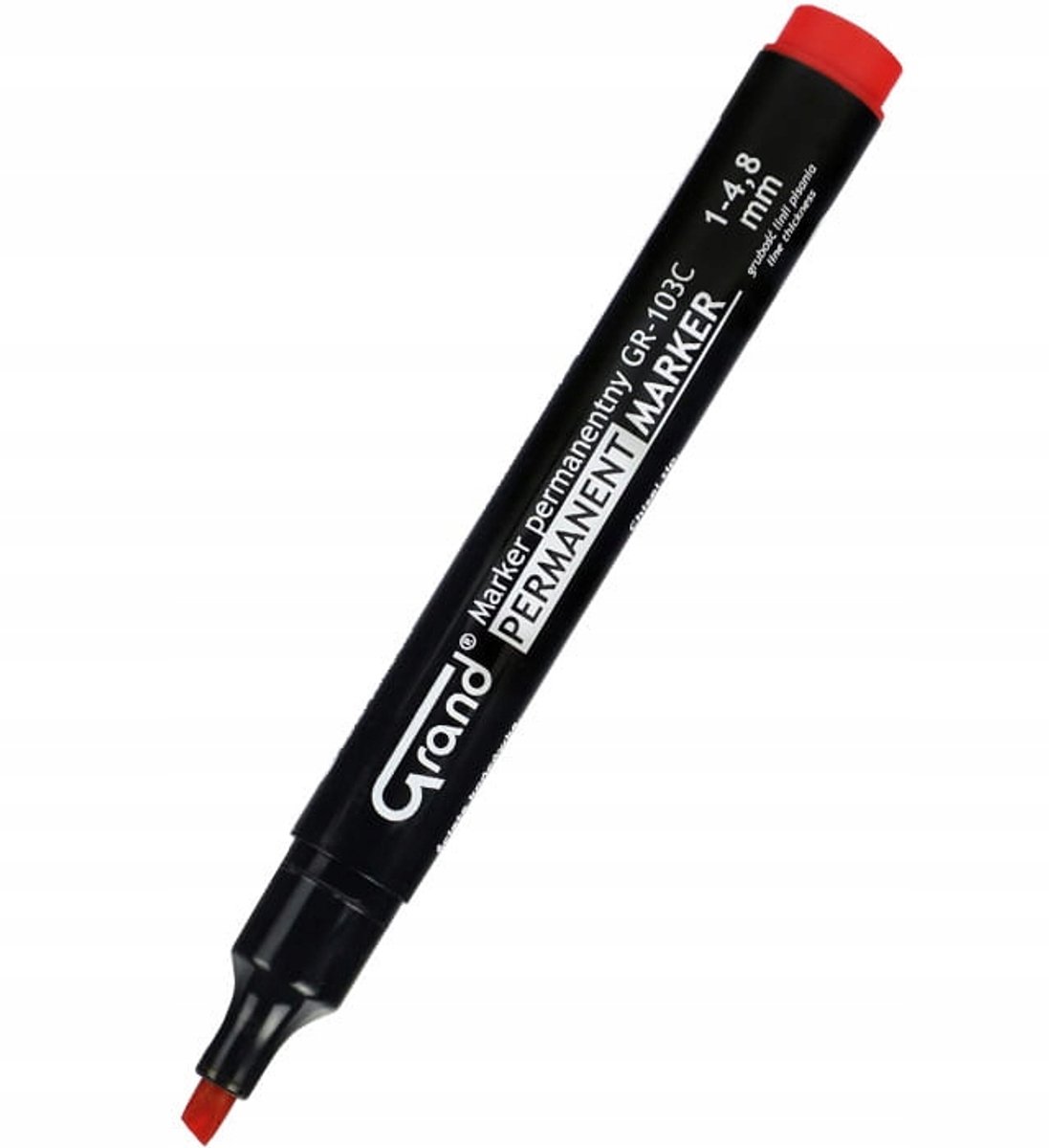 Grand Permanente Marker Rood - Watervast & Sneldrogend