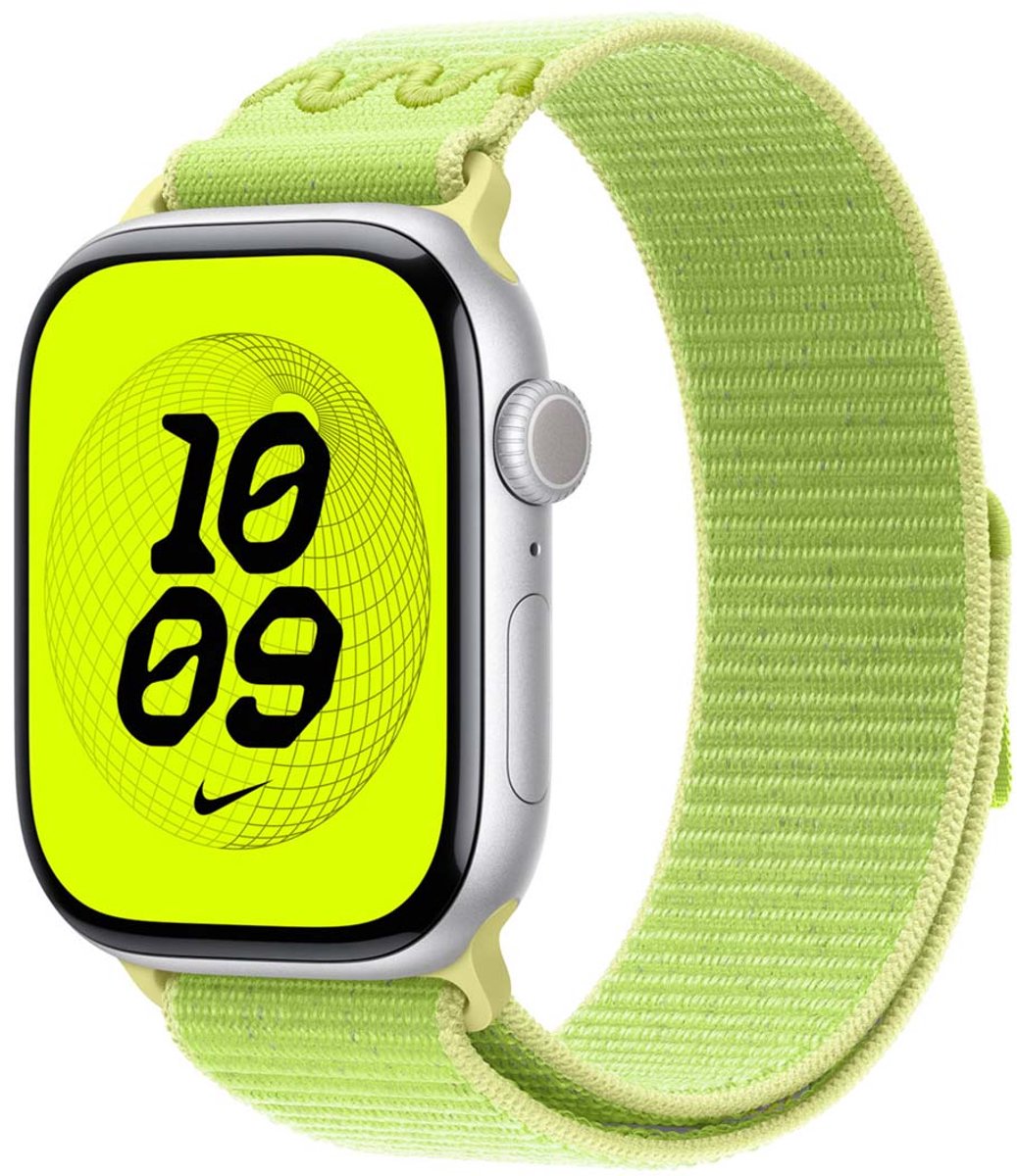 Apple Nike Sport Loop Band voor de Apple Watch Series 1 - 9 / SE (38/40/41 mm) - Volt Splash