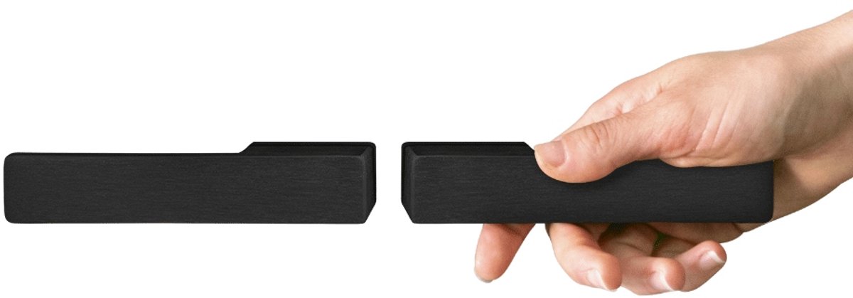Universele Deurklink LIBERA Rechts Links Zwart Aluminium AXA Home Security