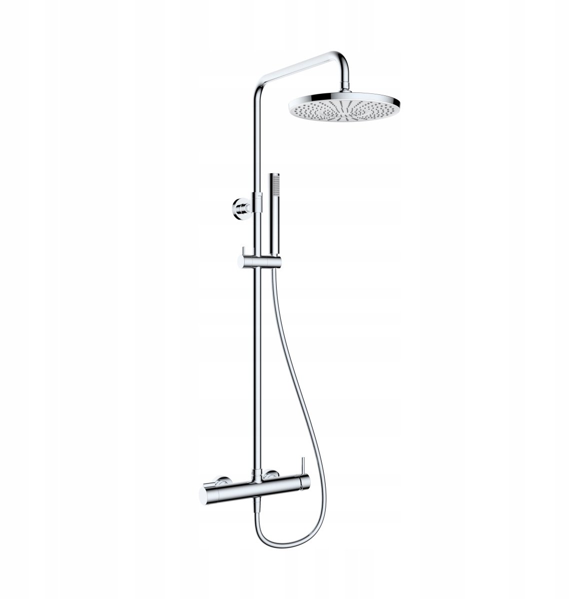 Oltens Molle Doucheset Wandmontage Chroom met Regendouche