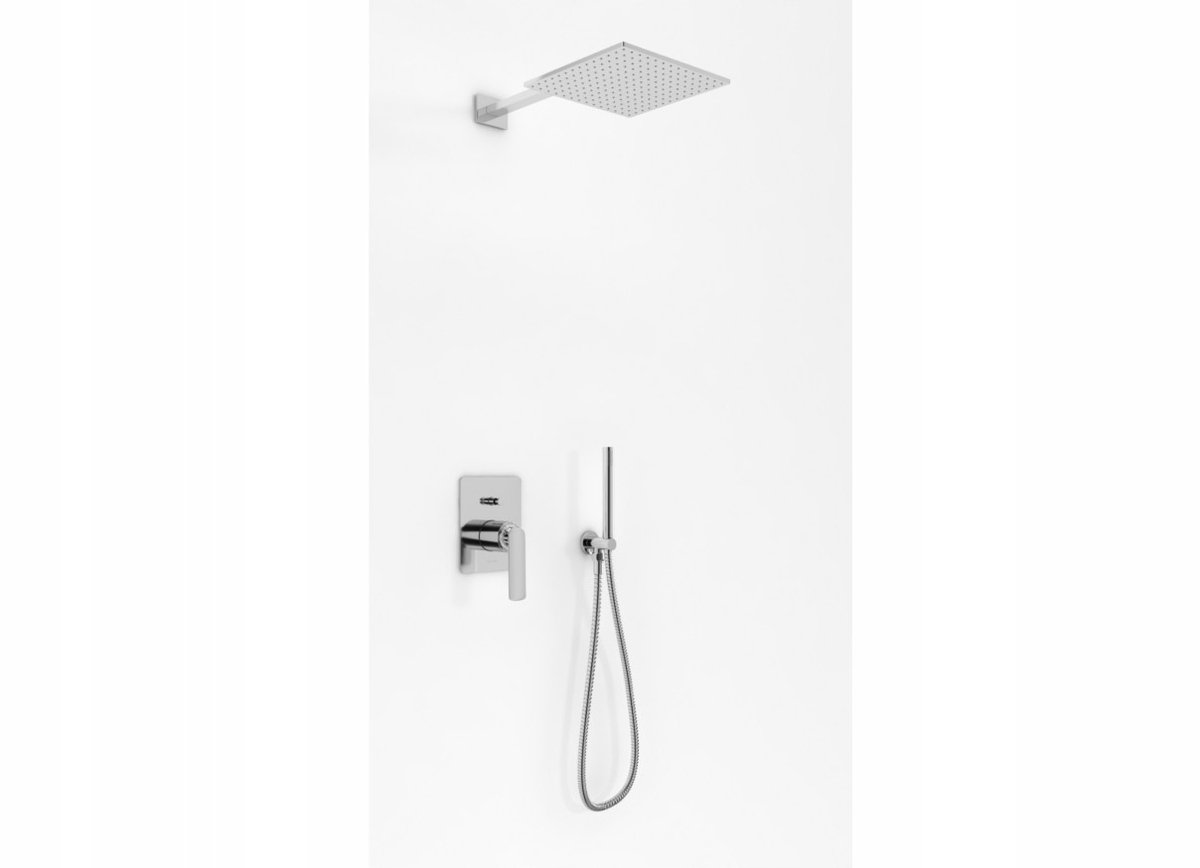 Kohlman Experience Doucheset Inbouw met 40x40cm Regendouche Chroom