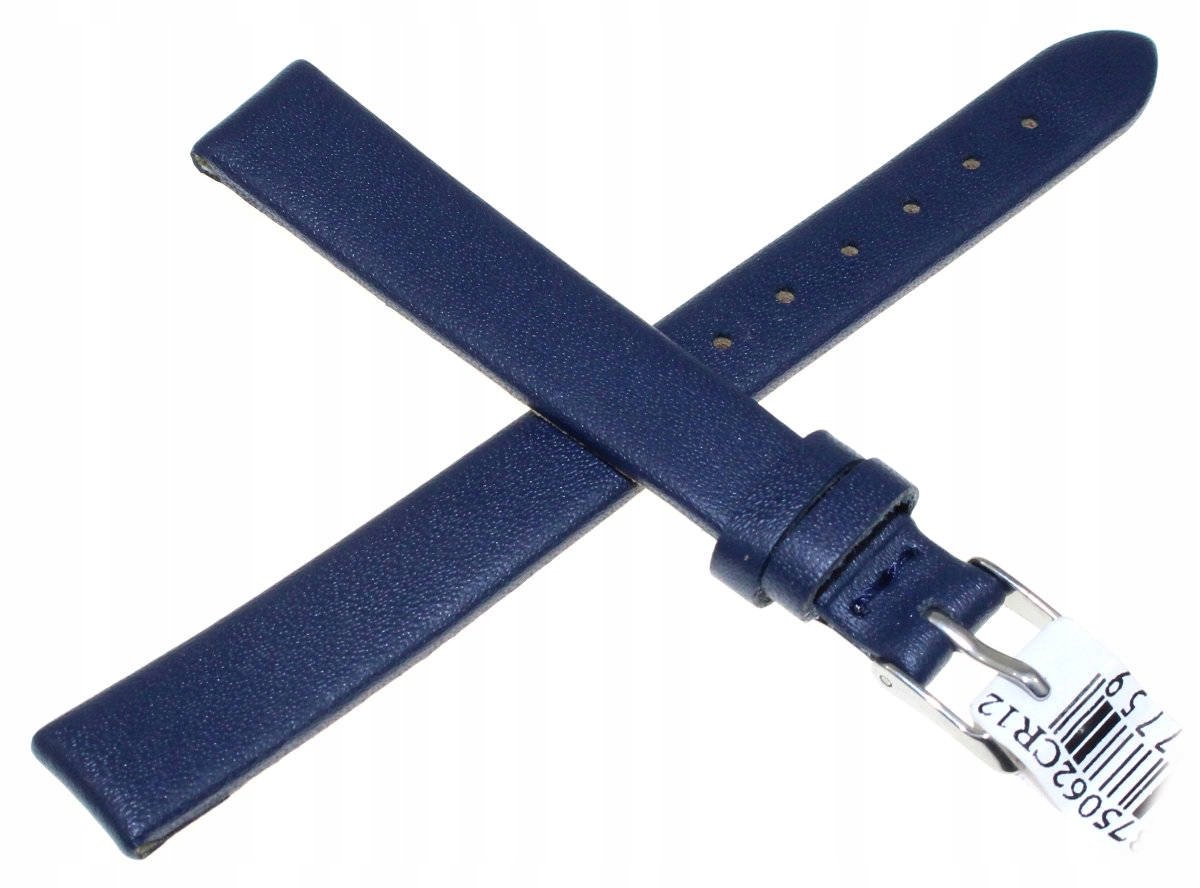 Morellato Leren Horlogeband 12mm Marineblauw