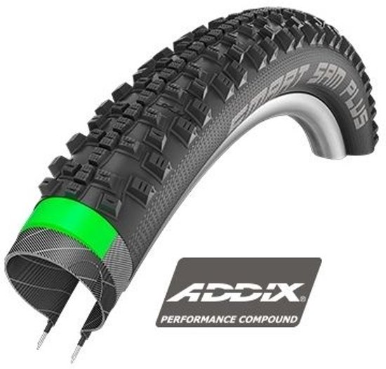 Buitenband Schwalbe Smart Sam Plus DD GreenGuard 29 x 2.10 / 54-622 mm - zwart — afbeelding 3