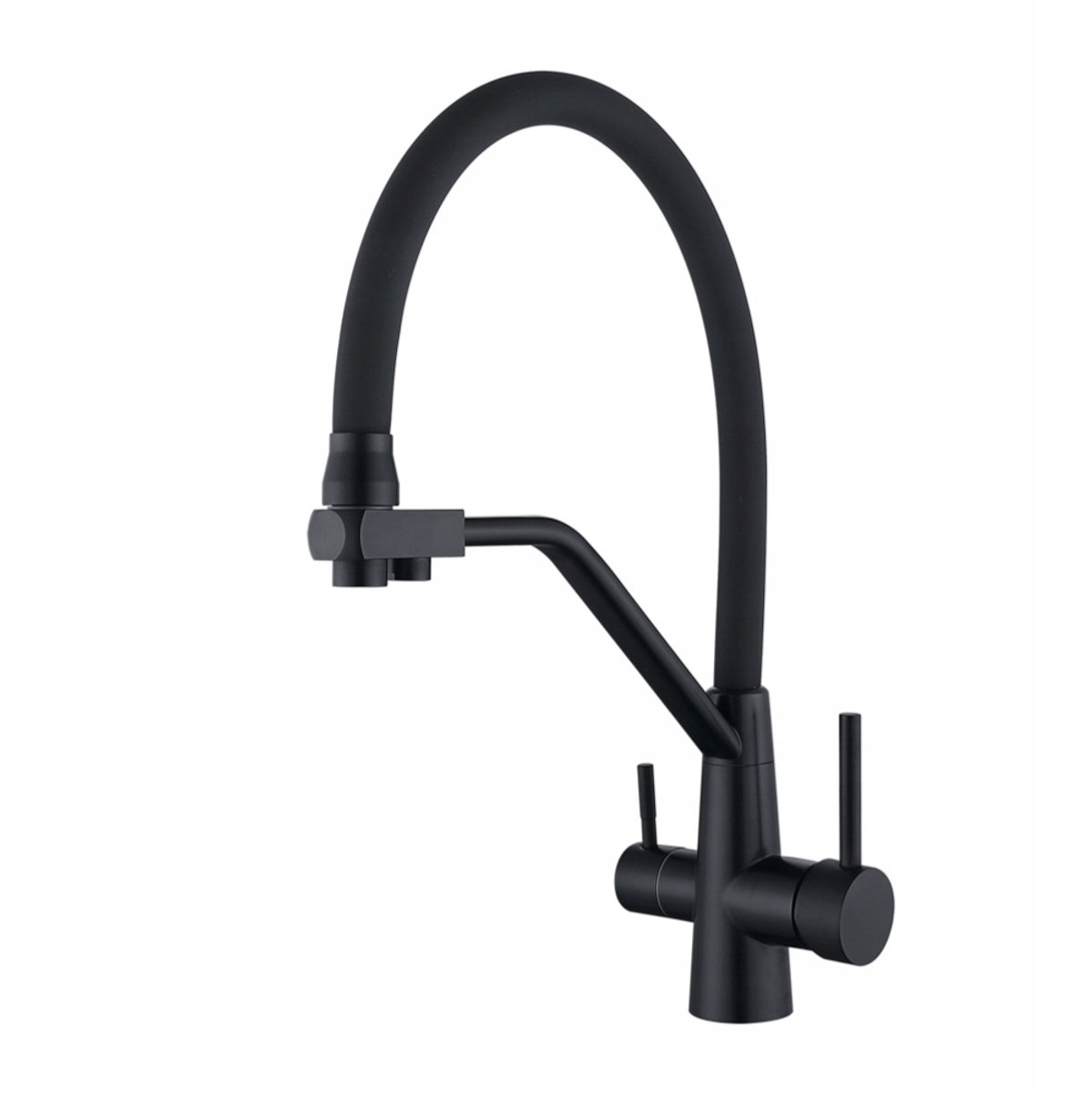 WEZER INX4A-08-BLACK Keukenkraan met Waterfilter Aansluiting