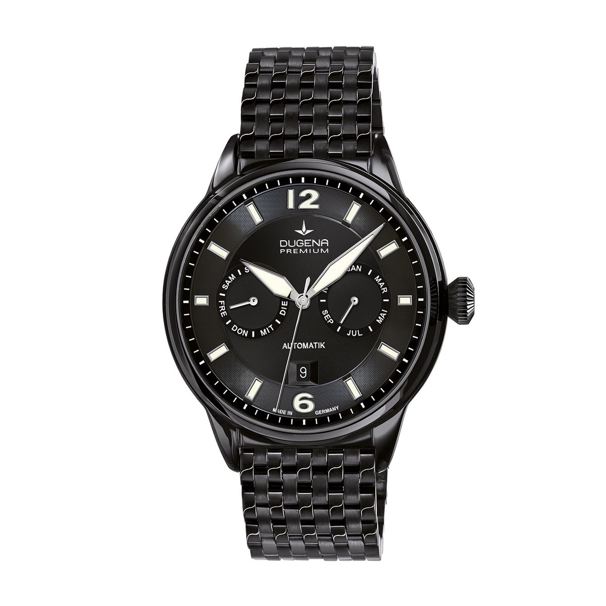 Dugena - 7090305 - Polshorloge - Heren - Automatisch - Kappa 2 Kalender