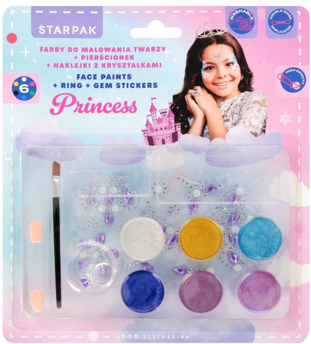 Prinsessen Schmink 6 Kleuren