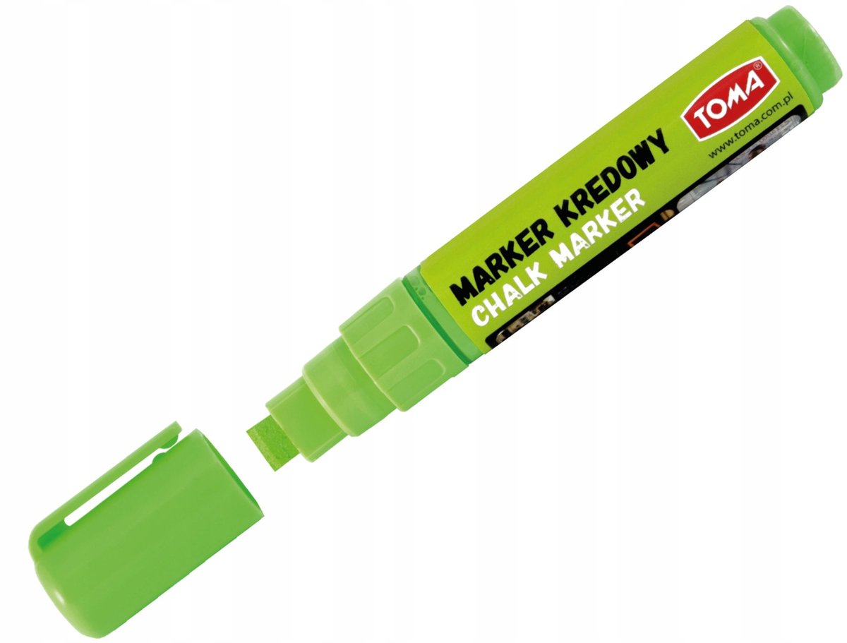 TOMA Vloeibare Krijtmarker, Uitwisbaar, Groen, Sterk
