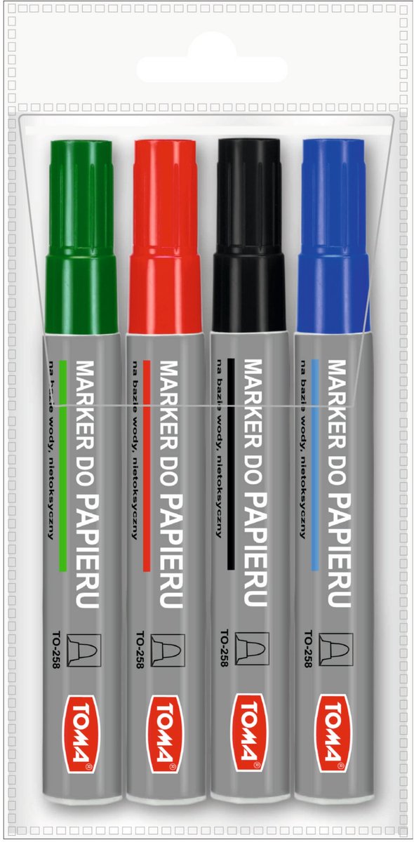 Neem Flipchart Markers Set - 4 Kleuren Permanent