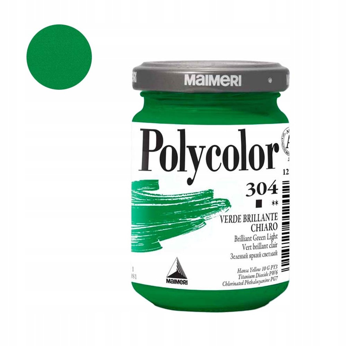 Polycolor acrylverf 140 ml - briljant groen licht