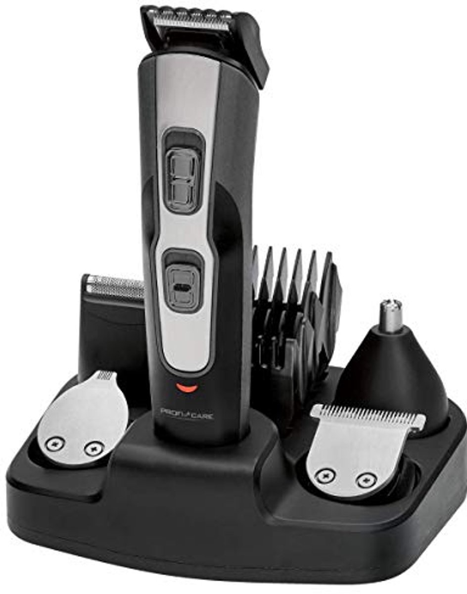 5 in 1 elektrische trimmerset voor haar en baard met 8 accessoires