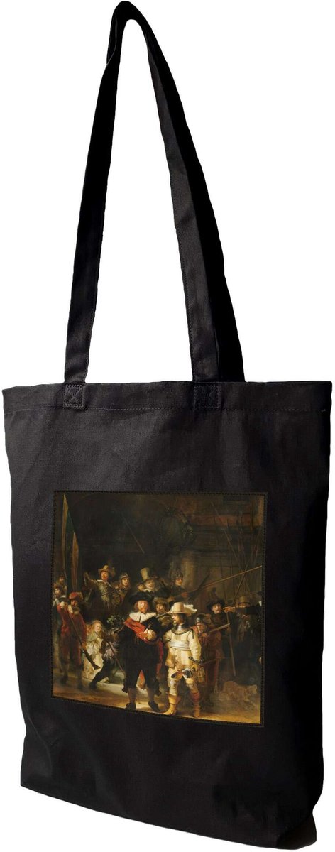 Shopper Tas met Rembrandt 'Nachtwacht' Print - Canvas