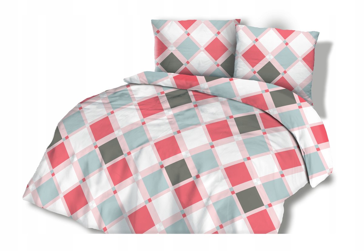 Flanellen dekbedovertrek 220x200cm - Dik flanel, 100% katoen